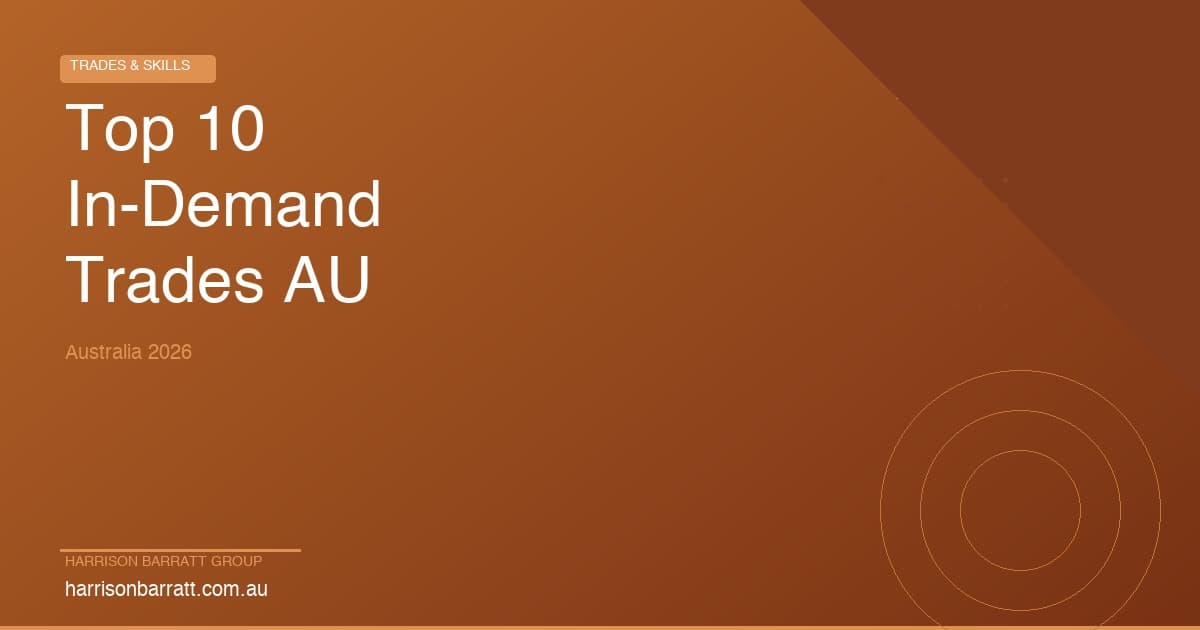 Top 10 In-Demand Trades in Australia for 2026